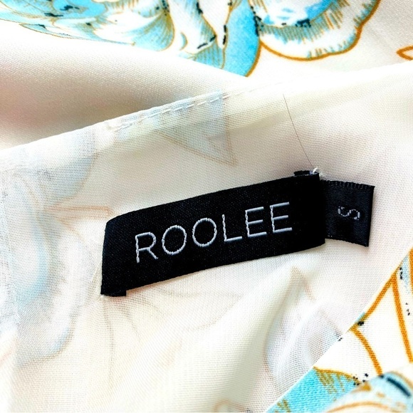 Roolee Spring Floral Maxi Dress Size S - Picture 10 of 12